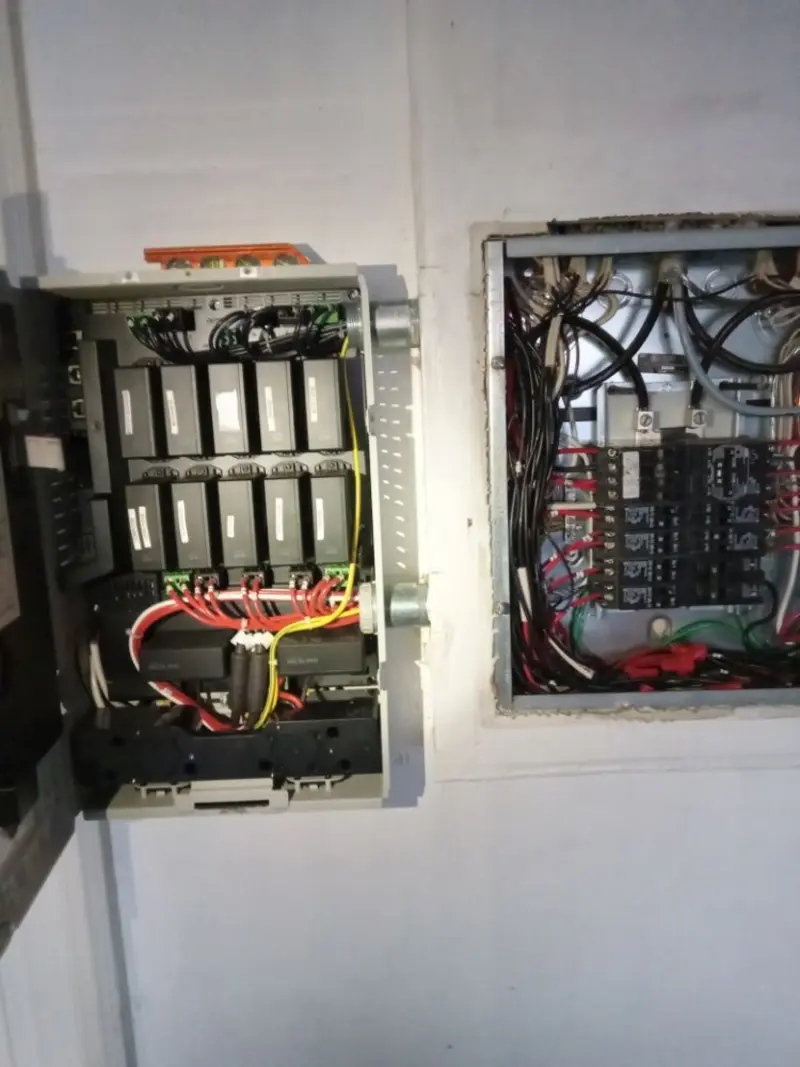 Electrical panel upgrade completed for Indoor Lighting Installation in Liberty